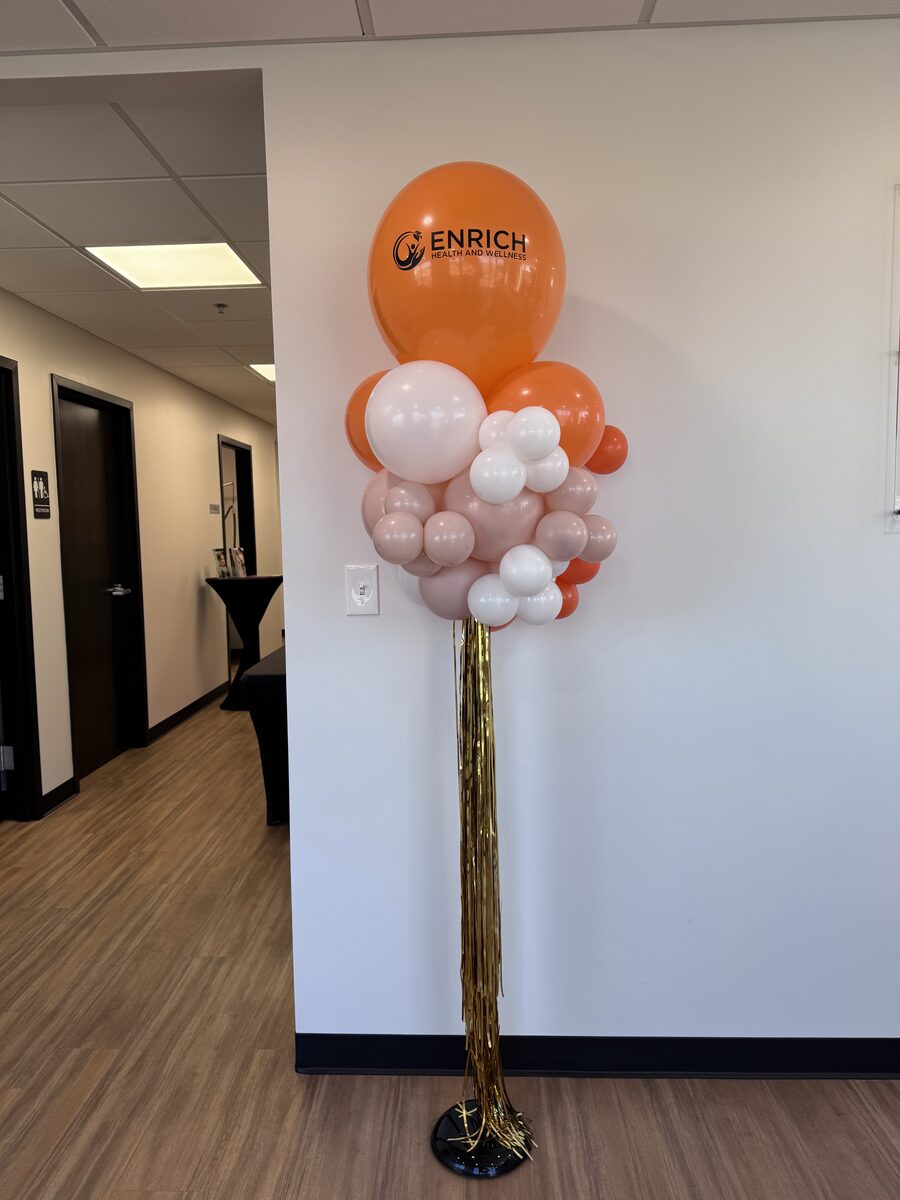 Balloon installation for Enrich event in San Antonio TX