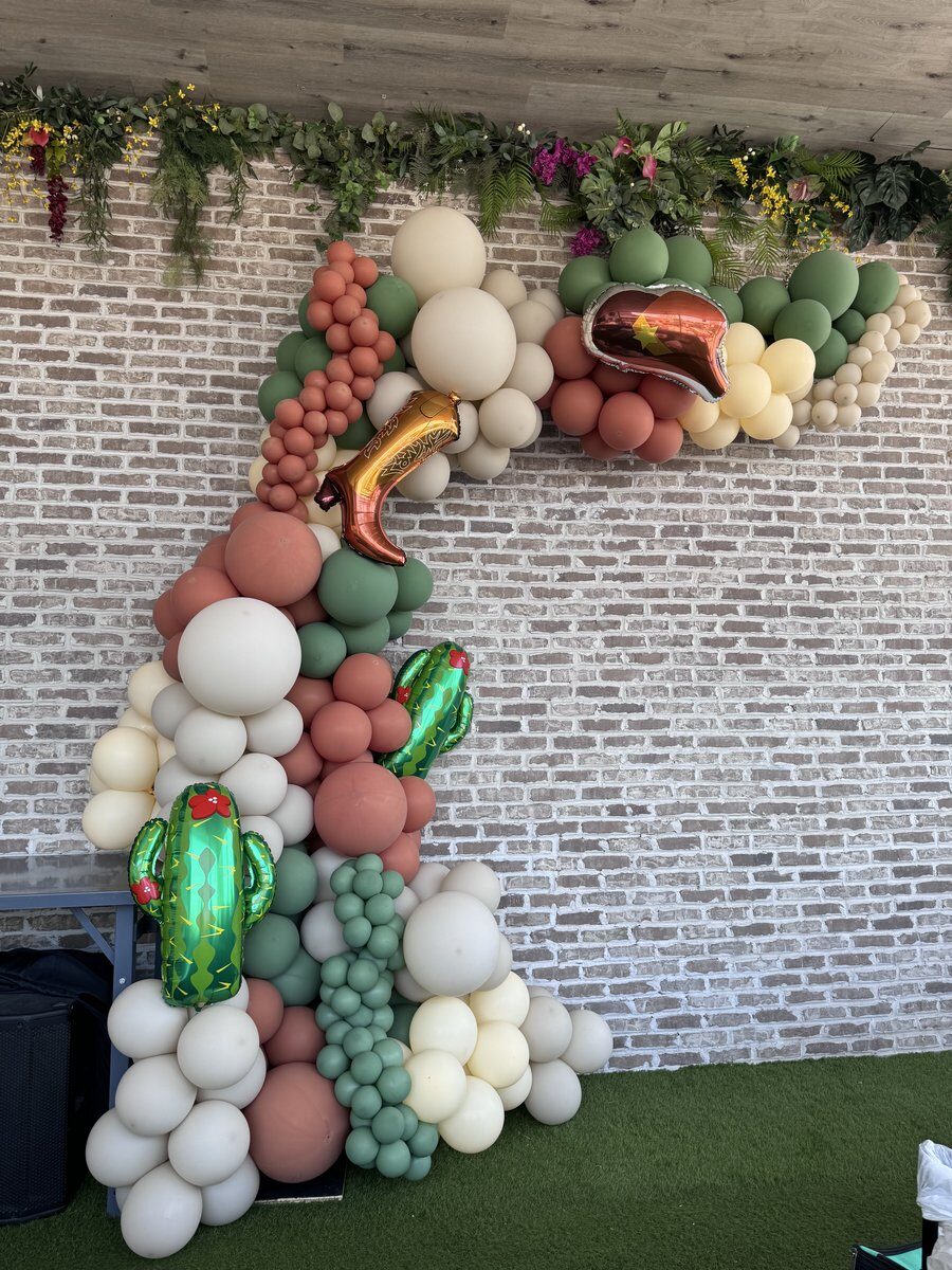 Balloon installation for Forbes event in San Antonio TX