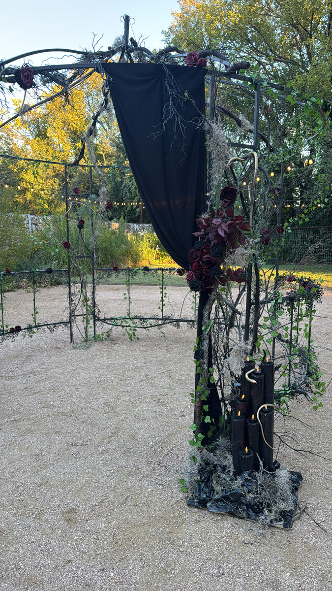 Halloween balloon installation for themed party in San Antonio TX