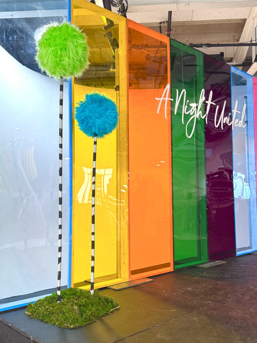 Balloon installation for United Way fundraiser event in San Antonio TX