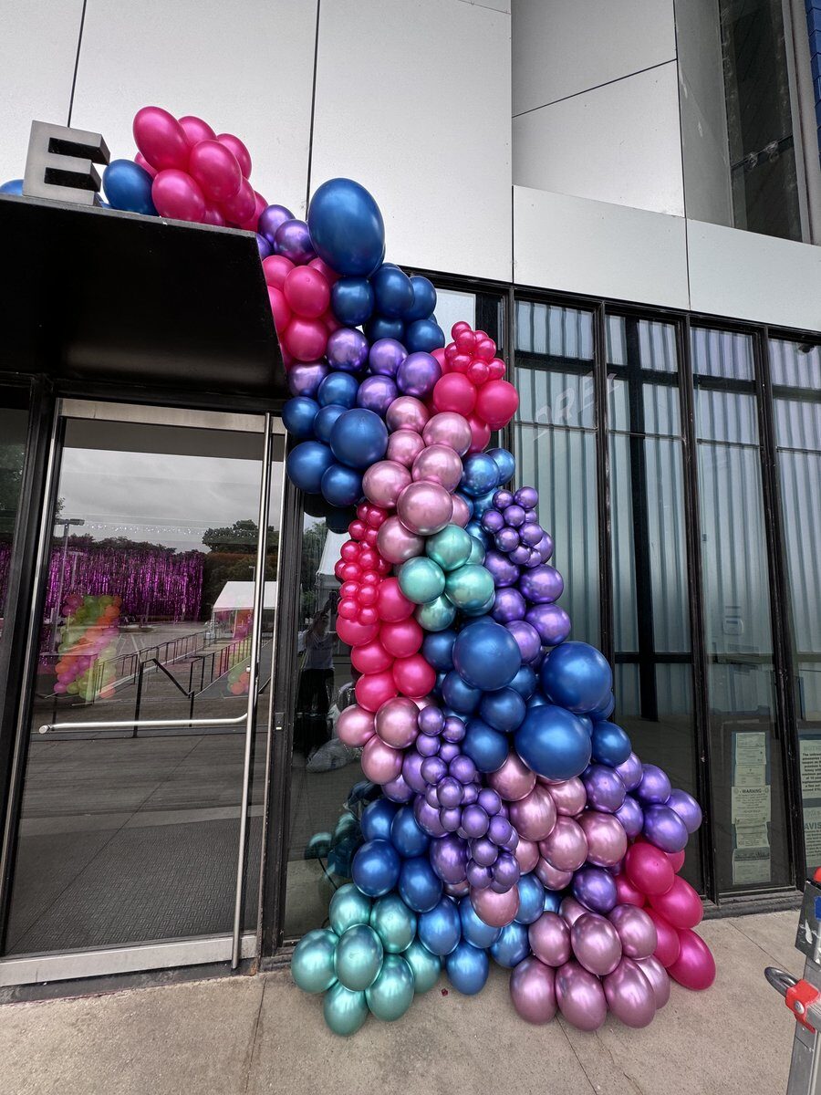Balloon installation for Zach Theatre event in Austin TX